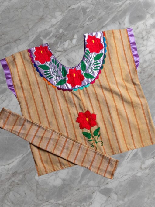 Huipil Tradicional con Cinto – Pinotepa Nacional, Oaxaca