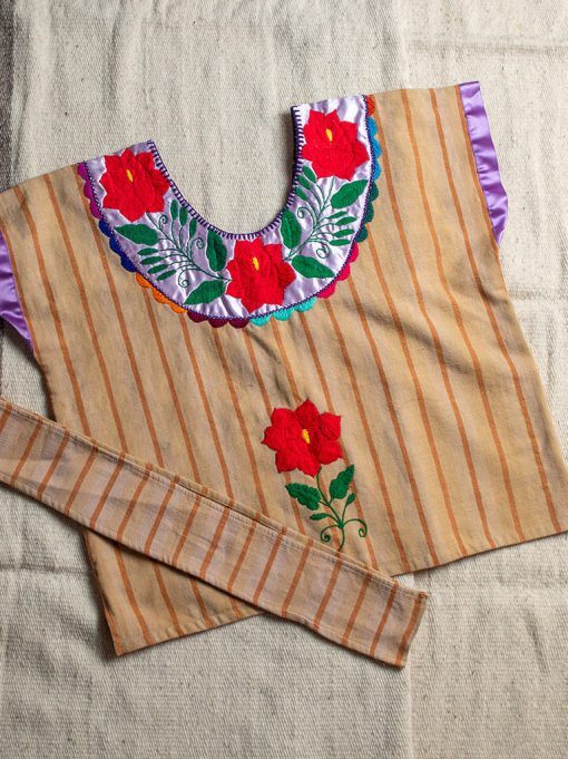 Huipil Tradicional con Cinto – Pinotepa Nacional, Oaxaca