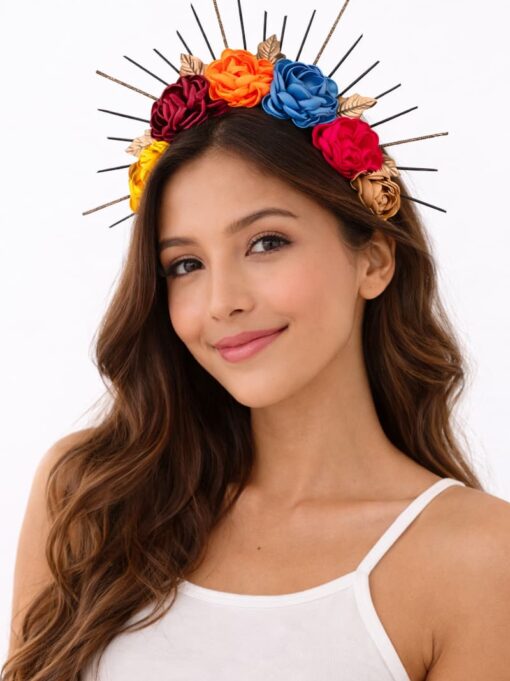 Diadema Floral Itsmeña Resplandor, Oaxaca