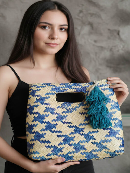 Bolso de mano palma- Puebla, Puebla.