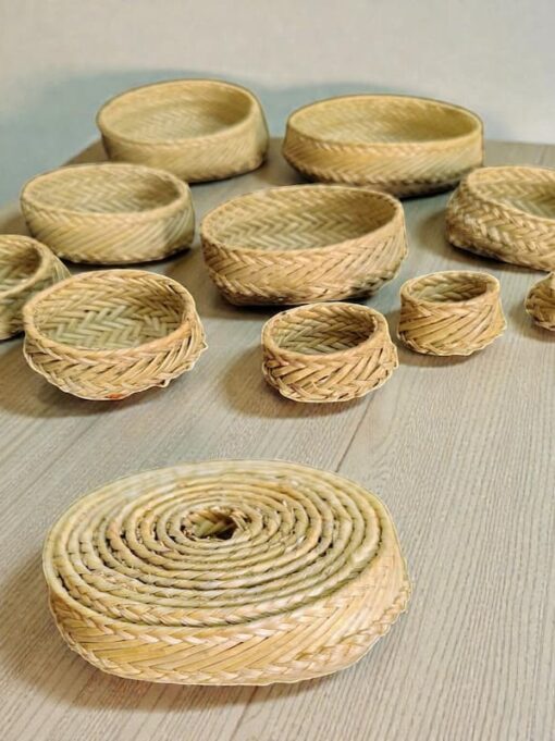 Llenitos "cestería decorativa Rarámuri de Chihuahua.