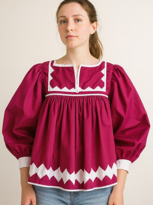 Blusa tradicional Rarámuri, Chihuahua.