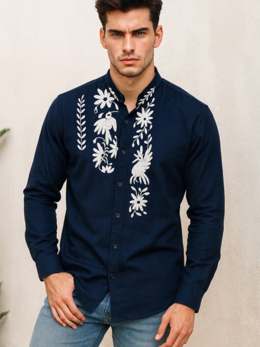 Camisa tradicional Otomí, Tenango de Doria, Hgo.