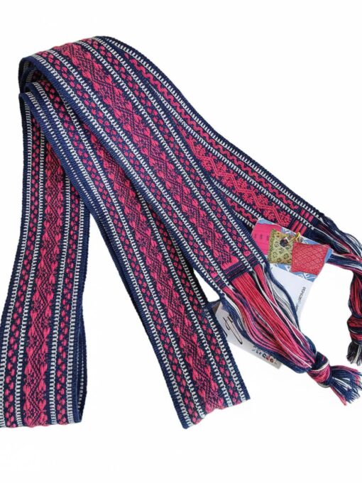 Faja extrafina telar de cintura s/accesorio - Cuanajo, Michoacán