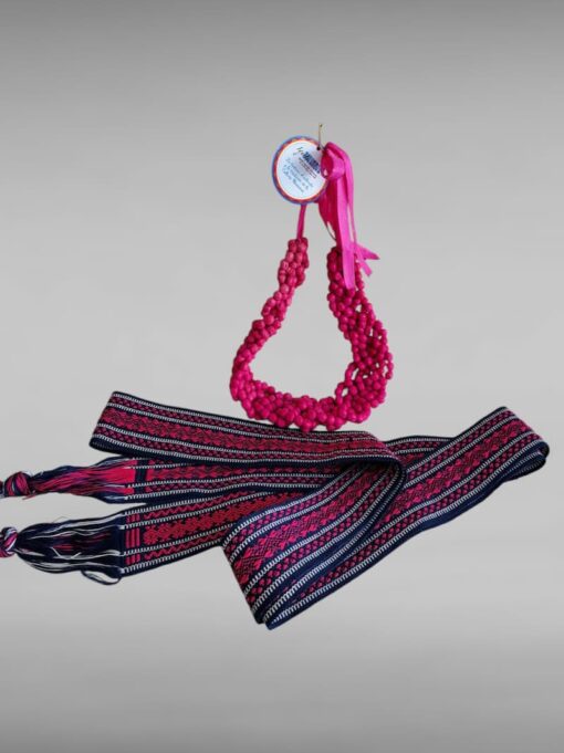 Faja extrafina telar de cintura - Cuanajo, Michoacán