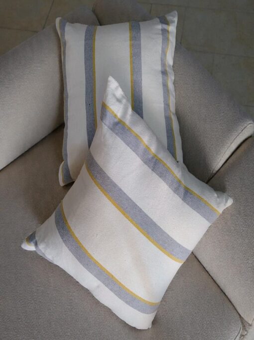 Par de cojines telar de pedal, Oaxaca.