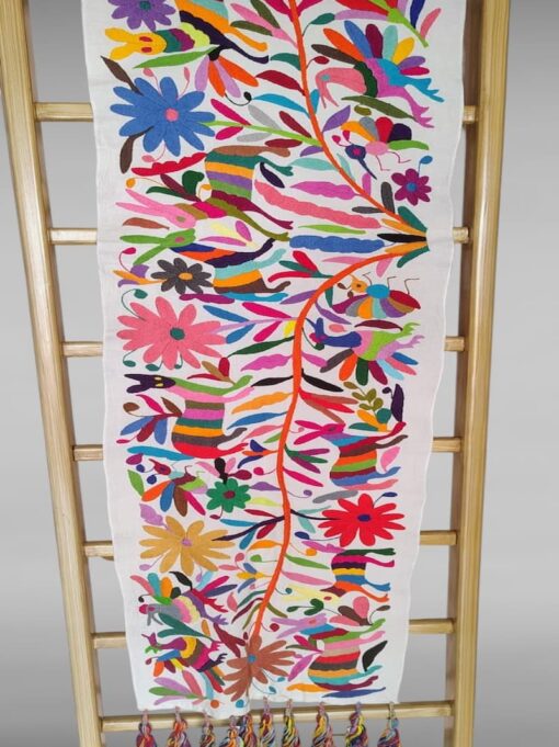 Pie de cama tradicional Otomí Tenango de Doria, Hgo