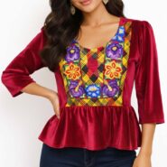 blusa roja