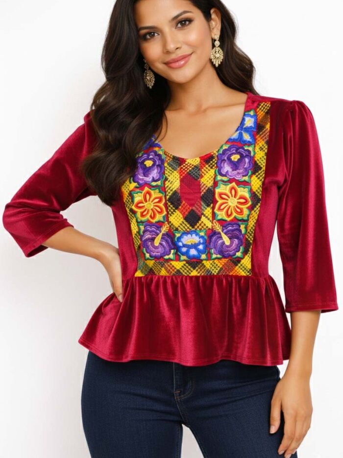 blusa roja
