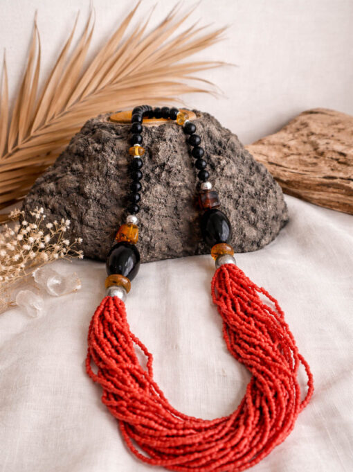 Collar largo artesanal - Simojovel, Chiapas