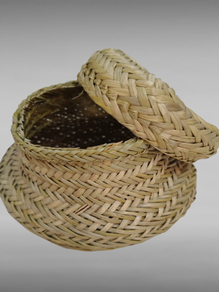 cesto con tapa
