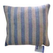 cojin rayado azul