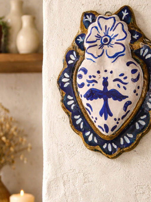 Corazones de cartonería tradicional-Puebla, Puebla.