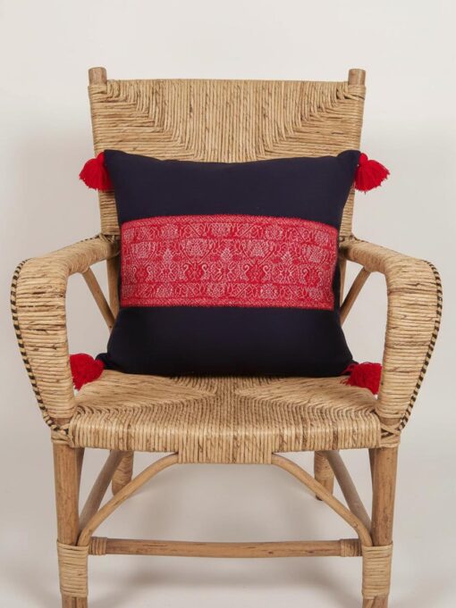 Cojín Nàhuatl lino- Sierra Norte Puebla.