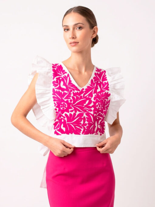 Blusa top contemporáneo - Tuxtepec, Oaxaca