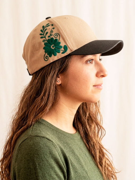 Gorra gamuza accesorio- Otomí Tenango de Doria, Hgo.