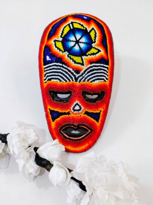 Mascara tradicional "Huichol" Wixàrika San Andrés Nayarit